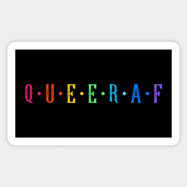 Queeraf Sticker by Horisondesignz